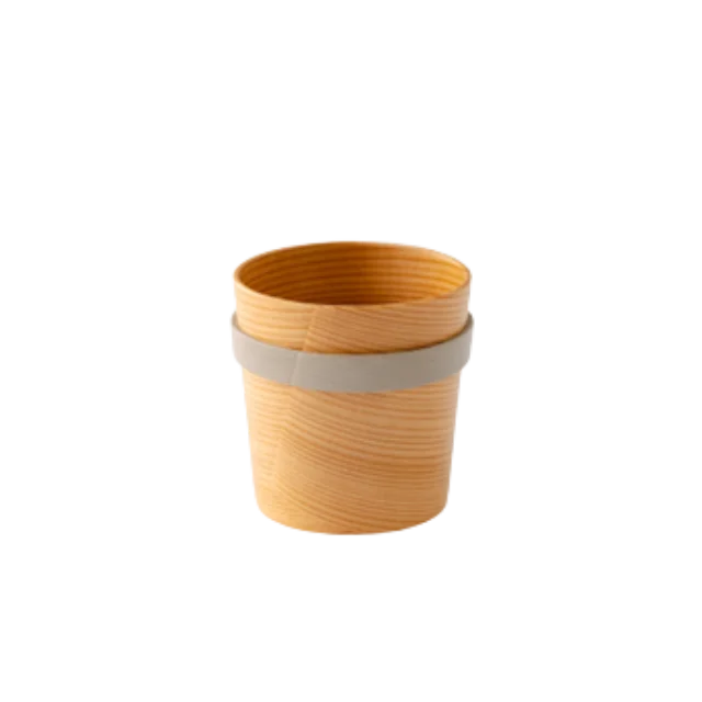 Made In Japan Design Handmade Wooden Soup & Side Bowl 7oz Japanese Traditional Crafts Oodate-Magewappa Dinnerware