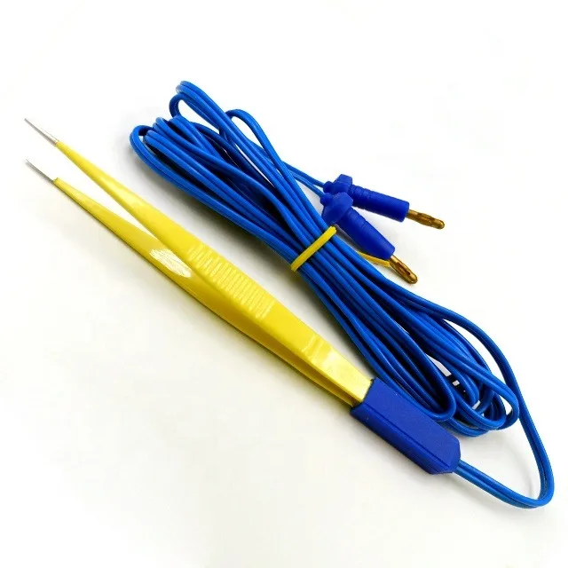 Electrosurgical Bipolar Forceps With Cable Electro coagulation Bipolar Forceps
