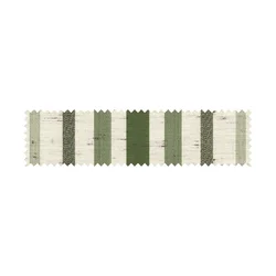 100% Высококачественная окрашенная Акриловая ткань для навесов, больших солнцезащитных котенков, морских парусов и аксессуаров-Novosol white & green