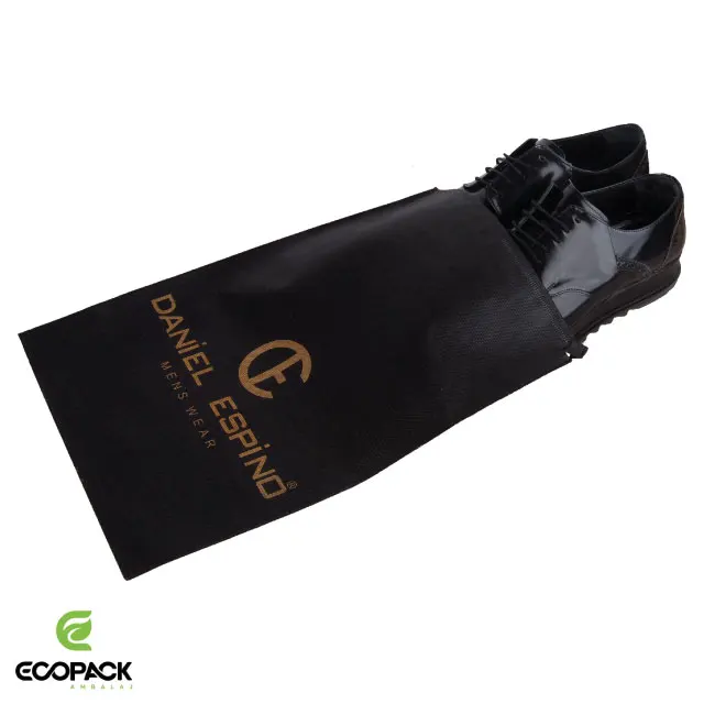High Quality Non Woven Eco Friendly Reusable Customizable Recycle Custom Logo Durable Shoes Drawstring Bag