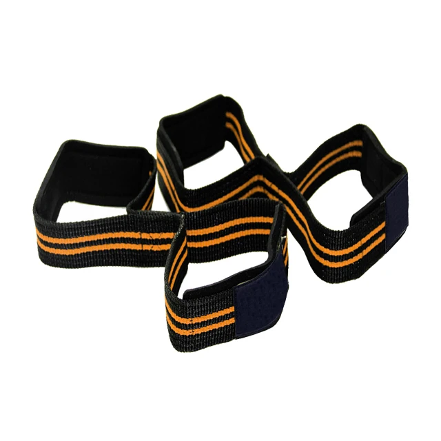 Wrist Neoprene padded strength bar support figure eight strap New cotton lifting figure strap Gym Exercise Training