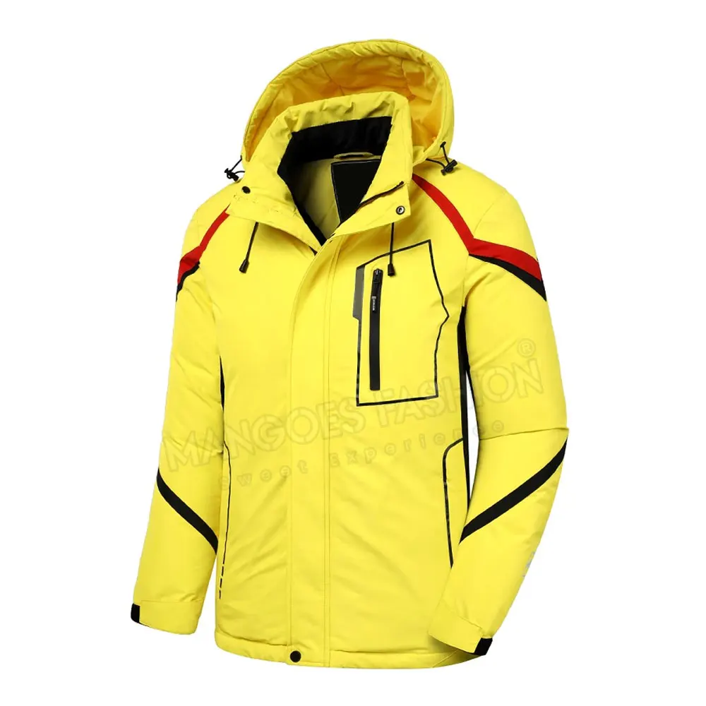 Customized Windproof Mountain Ski Jacket Quick Dry Men Snow Coat Ski Jacket For Sale Custom Logo Printing