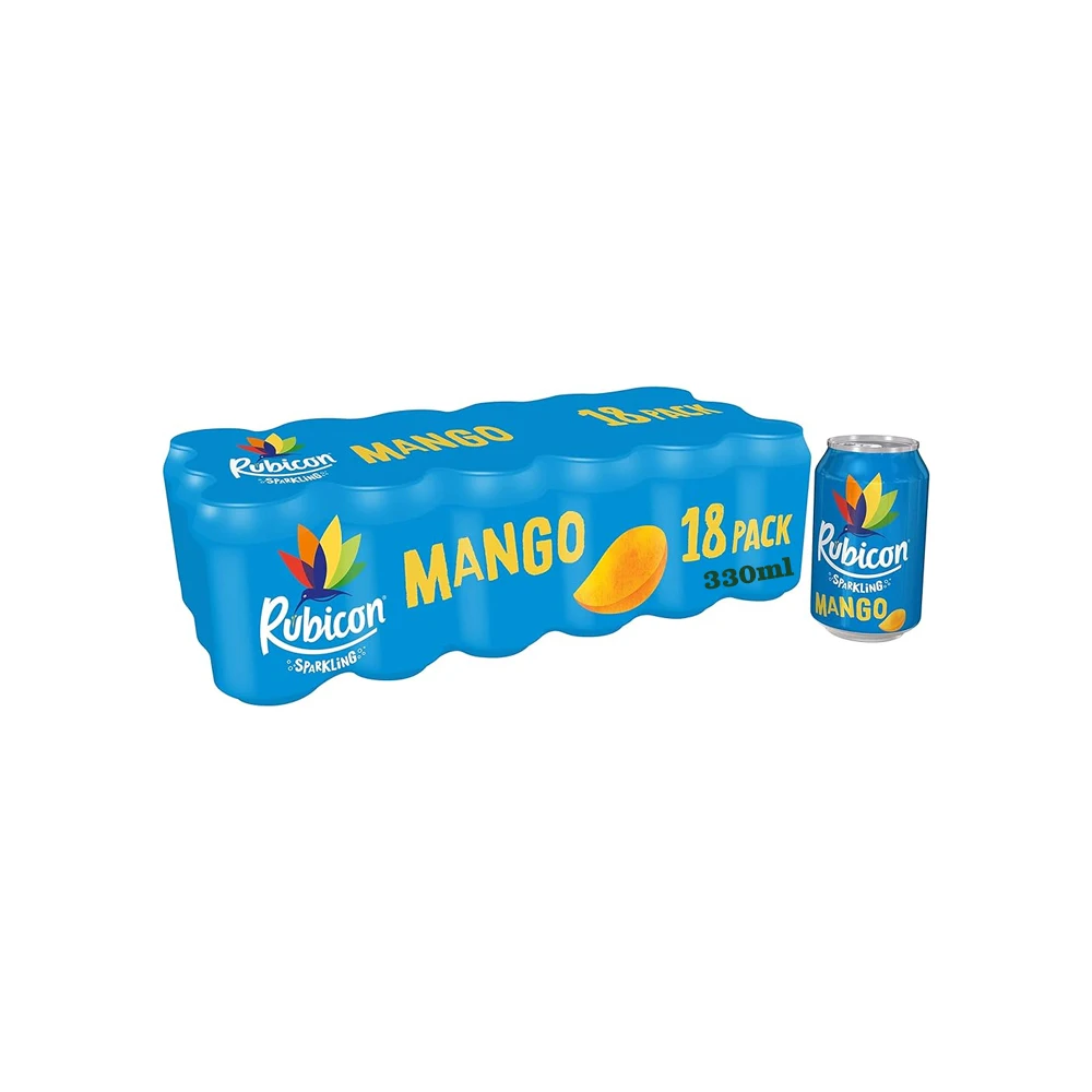 Bulk ProductionRubicon (full assortment) 330ml Fruit Flavour Sparkling Drink 330ml