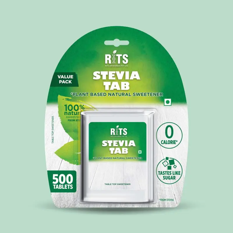 Instant Soluble Low Calorie 100 Stevia Pills 100% Natural Sweetener Stevia Pills from Indian Exporter