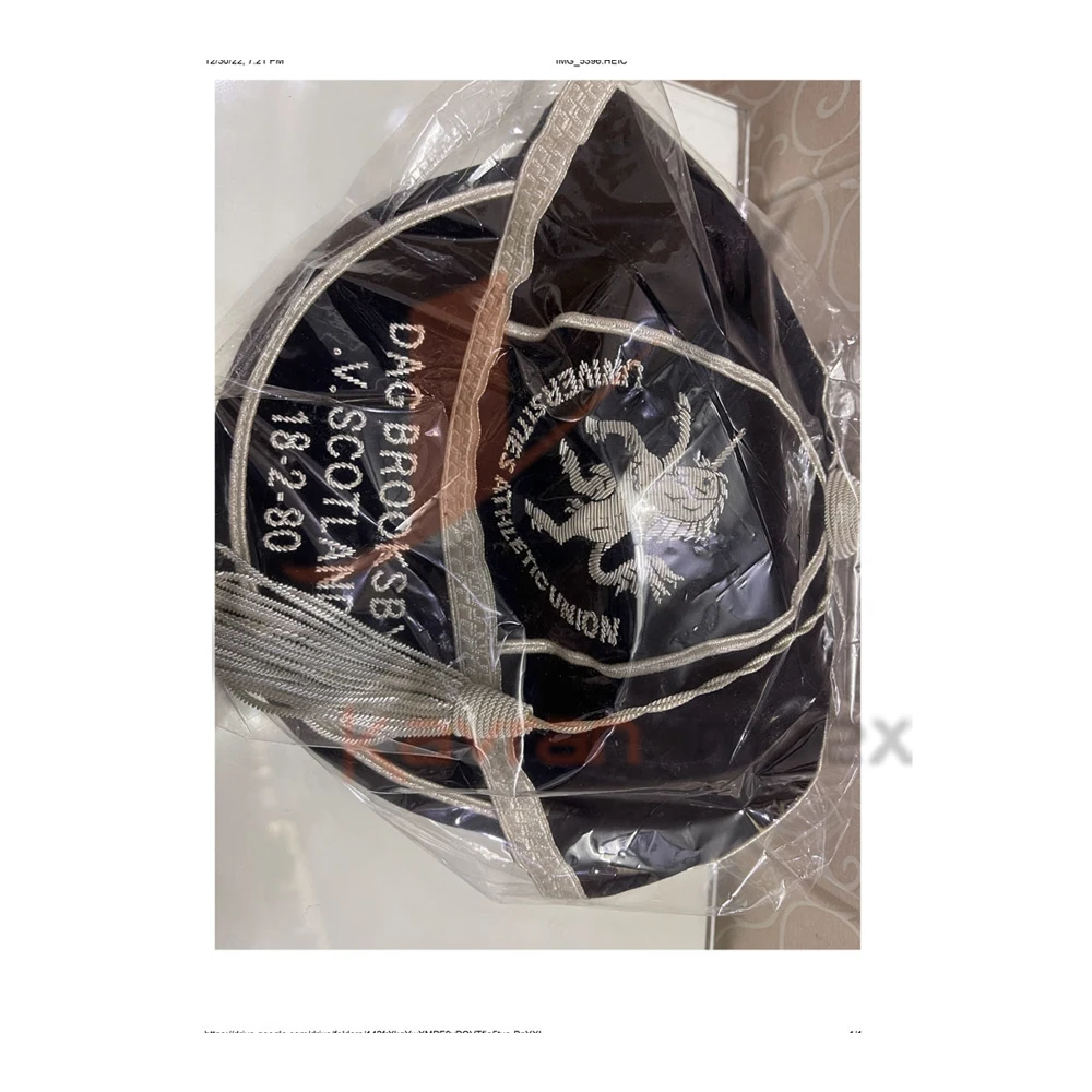 Rugby presentation caps, cricket honours caps, Hight Quality Honours Caps