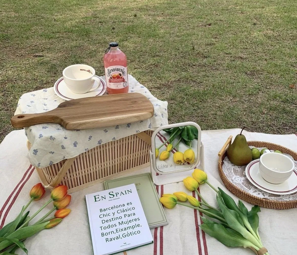 Factory Custom Picnic Baskets Shopping Storage Baskets Wicker Picknick Korb Picnic Basket