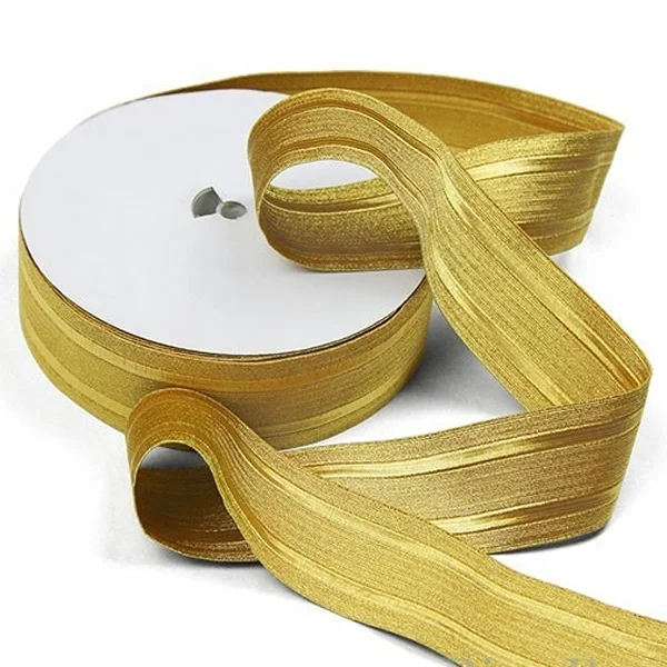 Wholesale Mylar Braid in Gold and Silver Premium Quality Uniform Gold Bullion Wire Trimmings Braids Trim Galloon Textile Craft