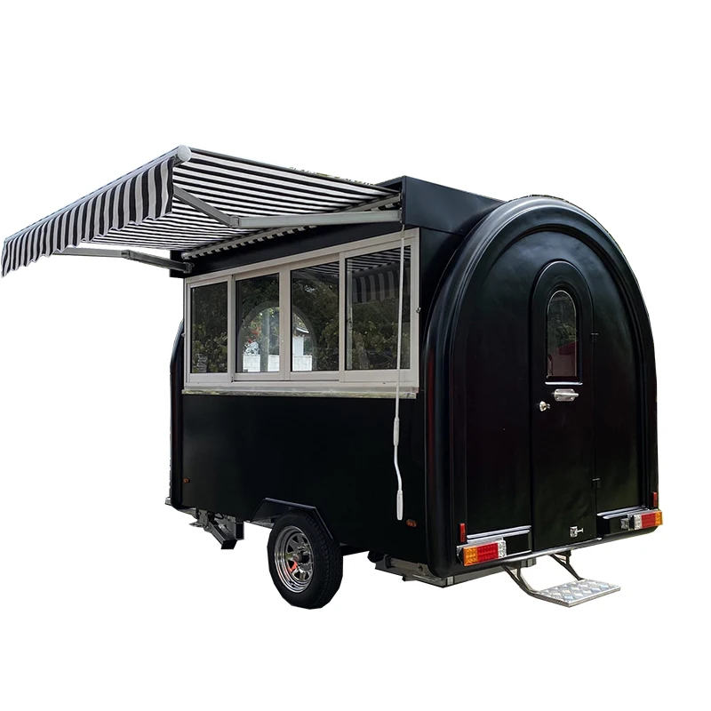 Multifunction Drivable Trailers Fully Equipped Mobile Fast Food Trucks Mobile Food Truck With Full Kitchen Equipments