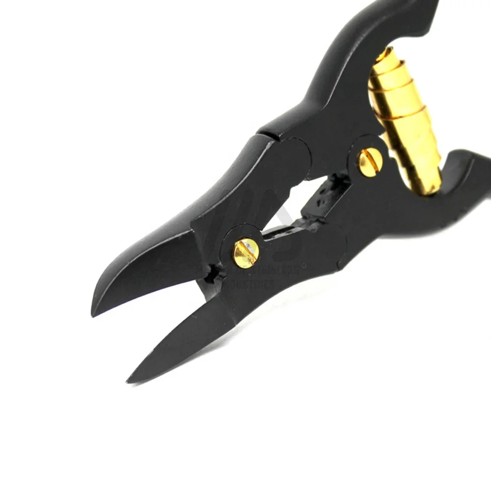 Black color Nail Clipper Pedicure tools Toe Nail heavy duty cutter personal care tools Double action soft grip toe nail clipper