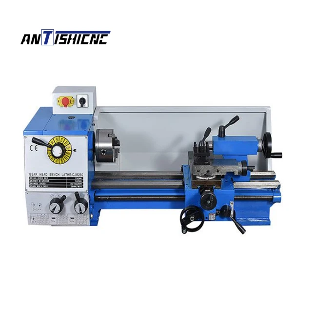 New high precision lathe CJM250 Mini Manual Digit Lathe Machine for sale  bench lathe machine with auto feeding