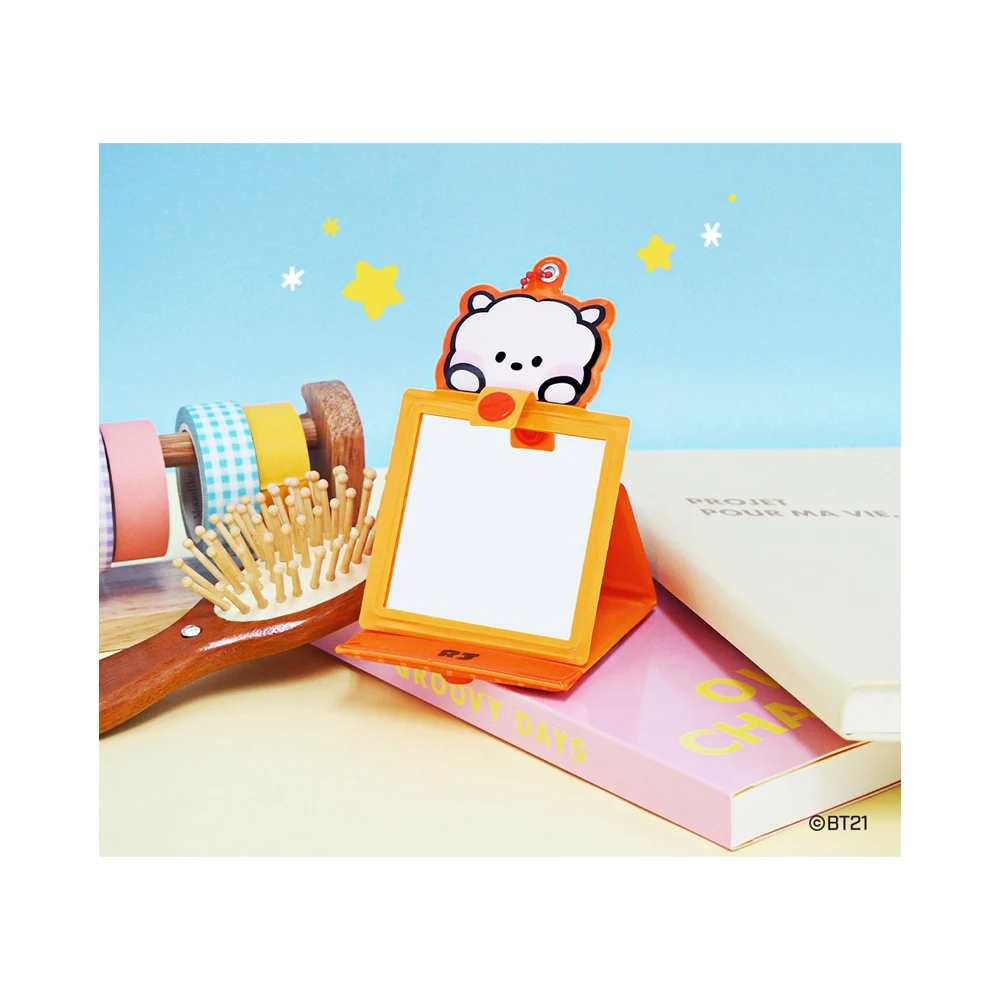 BT21 minini Mirror Keyring Delivery from Korea on the fastest way High Quality and Hot Selling Best Price and Good Product