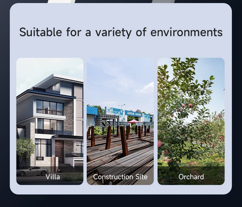 V380 P12 WiFi PTZ Camera Newly Released 2023 Security Wireless Outdoor 1080P High Resolution Realtime Preview CCTV Smart Home