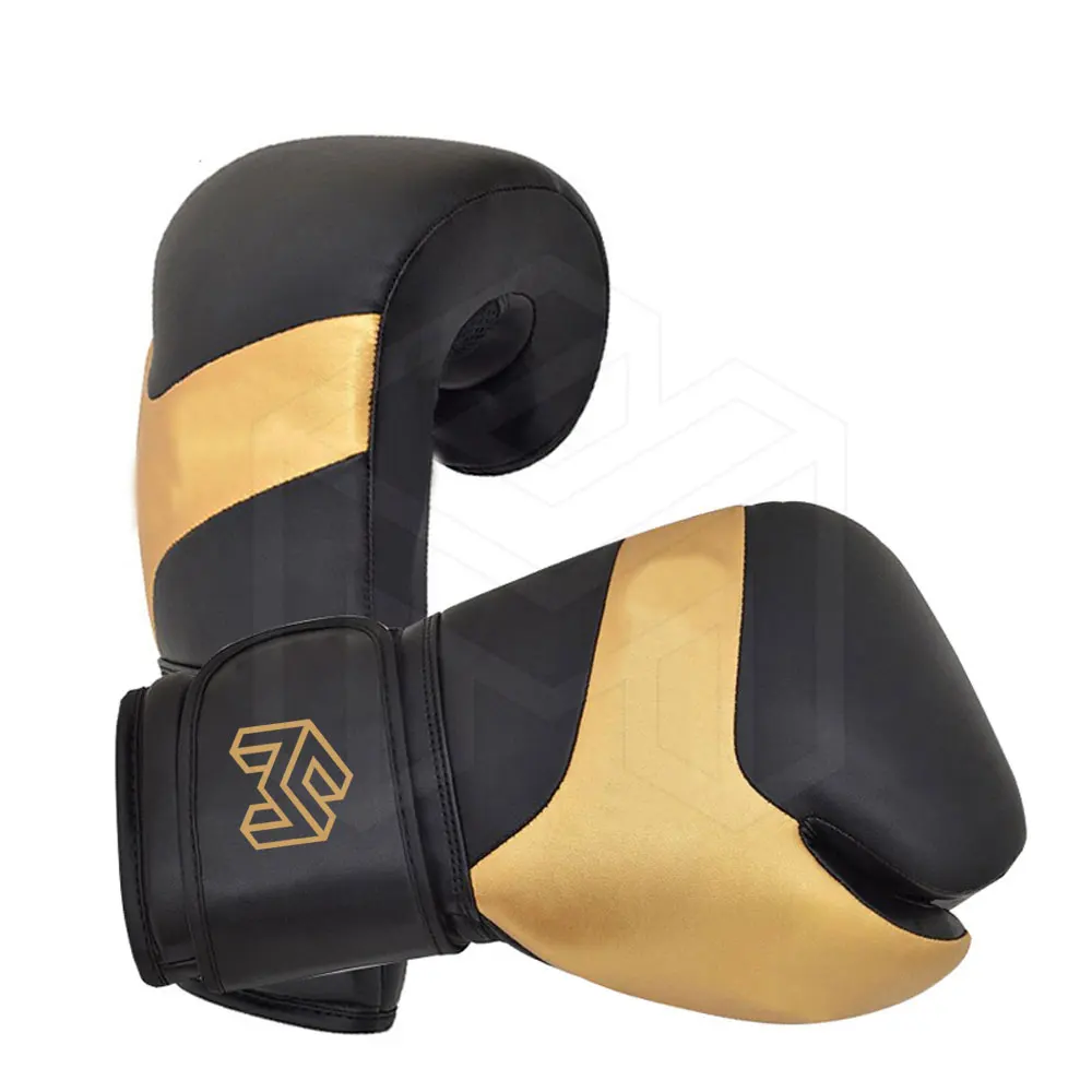 Latest Style Boxing Gloves Black & Golden Color Boxing Gloves Made In Pakistan Boxing Gloves
