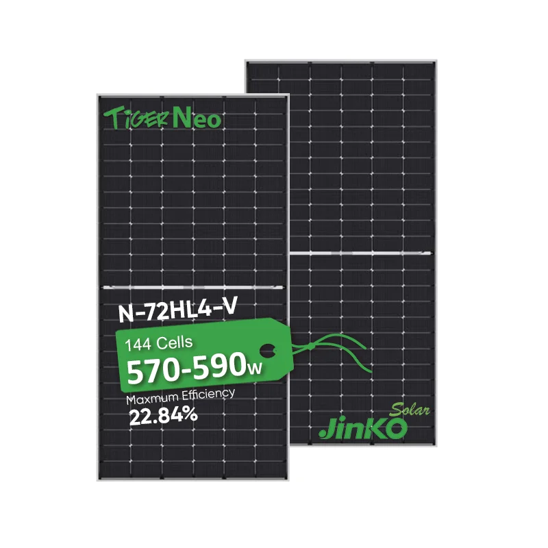 Hot Sale Jinko Mono 570W 575W 580W 585W 595W Solarpanel 144 Half Cell Photovoltaic N-Type Solar Panel For Solar Power System