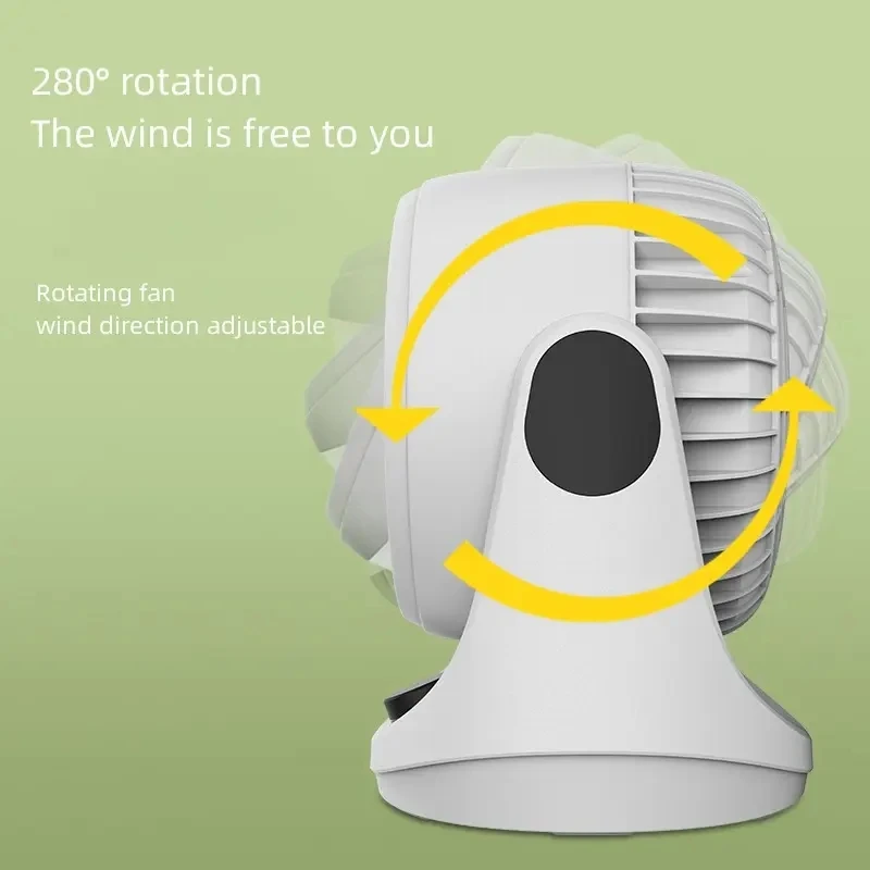 Fashion soft wind mini table fan quiet air circulation fan for office home dormitory