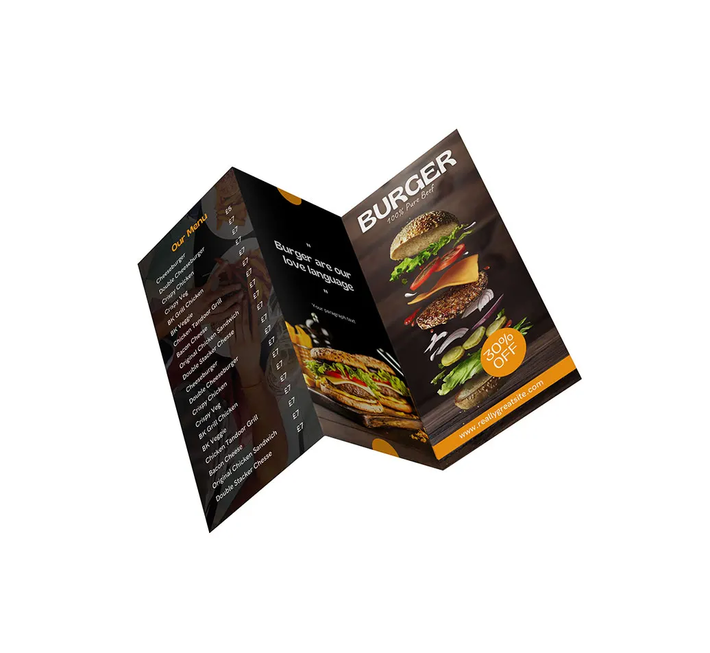 custom paper print printed product magazine catalog brochure booklet folded flyer leaflet manual instruction printing