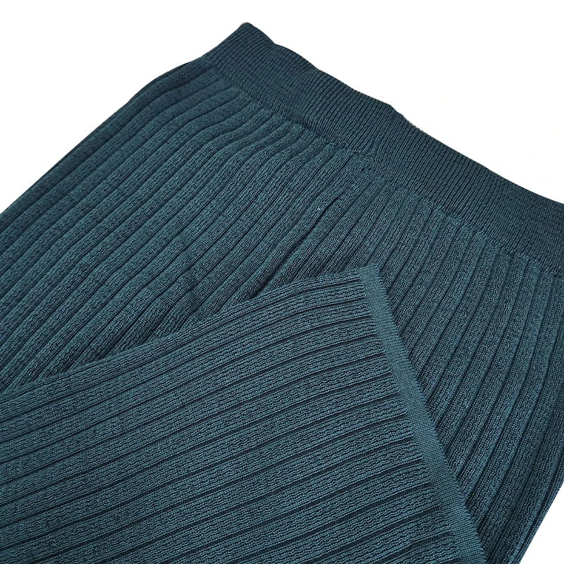 Элегантная эластичная длинная юбка-карандаш из хлопка