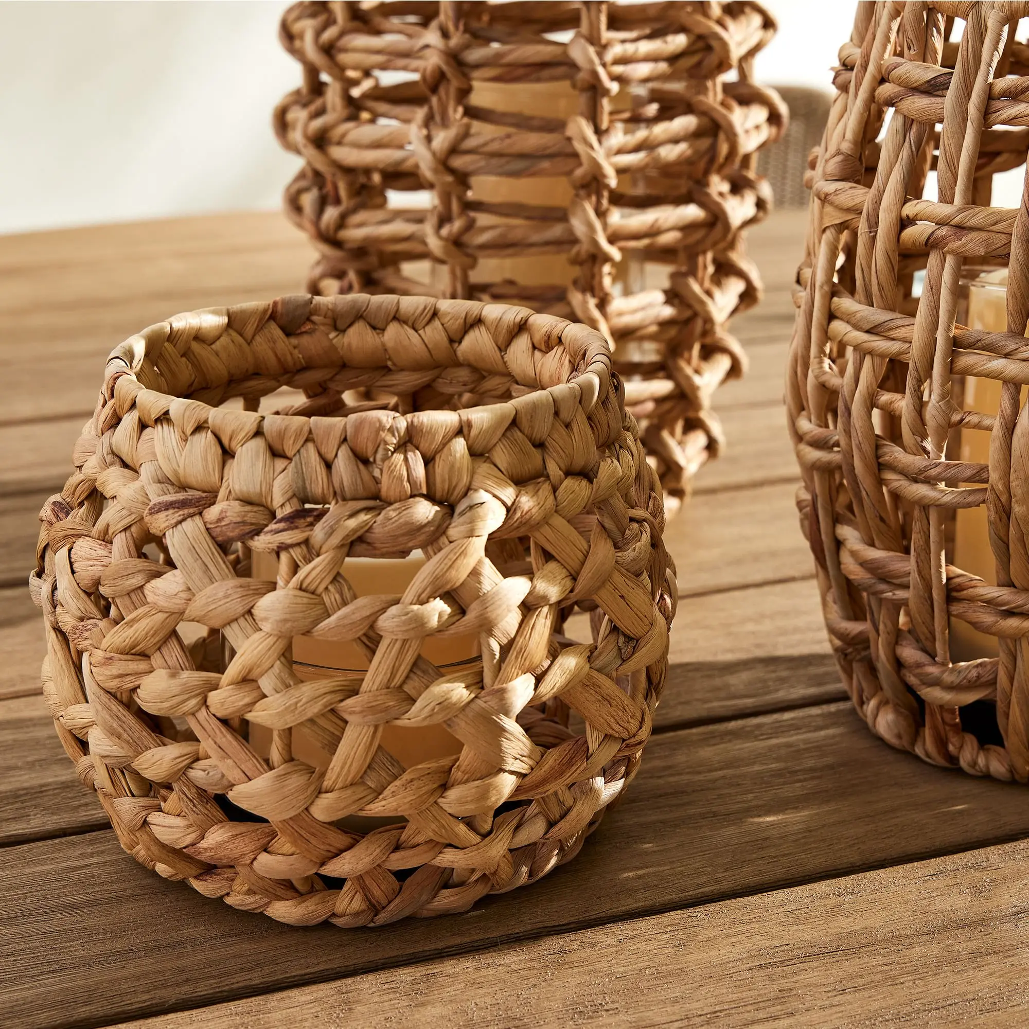 High Quality Best Selling Water Hyacinth Coastal Lanterns Handmade in Viet Nam