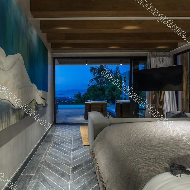 Good Grey Natural Blue Gothic Bleuesteen Bluestone Ashlar Asian Limestone Sanded Ynan Belgian French Antic High Quality