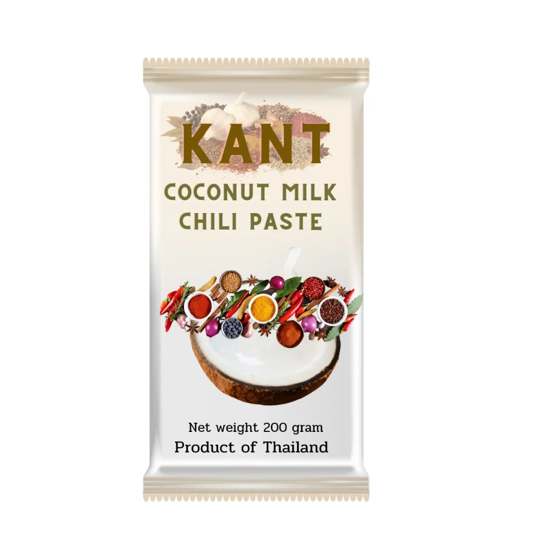 KANT CHILI PASTE product of Thailand OEM Premium grade vegan bottle bag 400 gram hot  sweet bulk Thai squeeze food wholesale