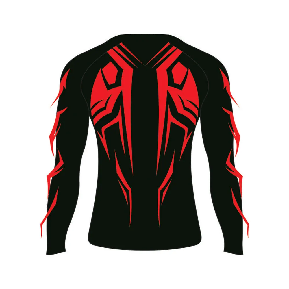 Factory Custom OEM Design Mens Compression Mma Rash Guards Custom Sublimated Printed Rash Guard