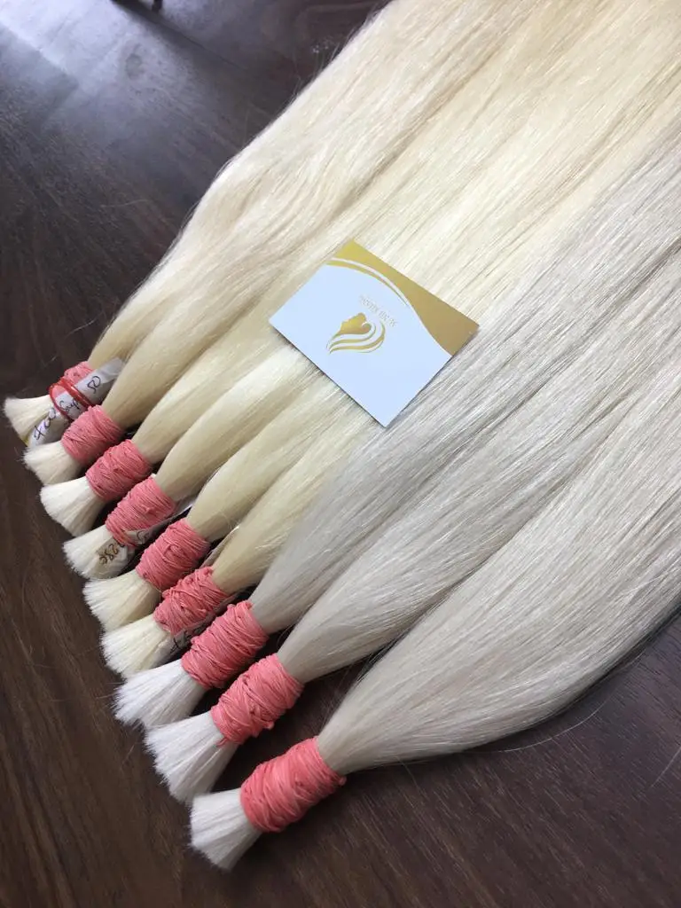 Шелковистые Светлые удары цена от завода-производителя Удар 100% человеческие волосы светлые #60 MOQ 300 граммов стоимость доставки для заказа 100 кг