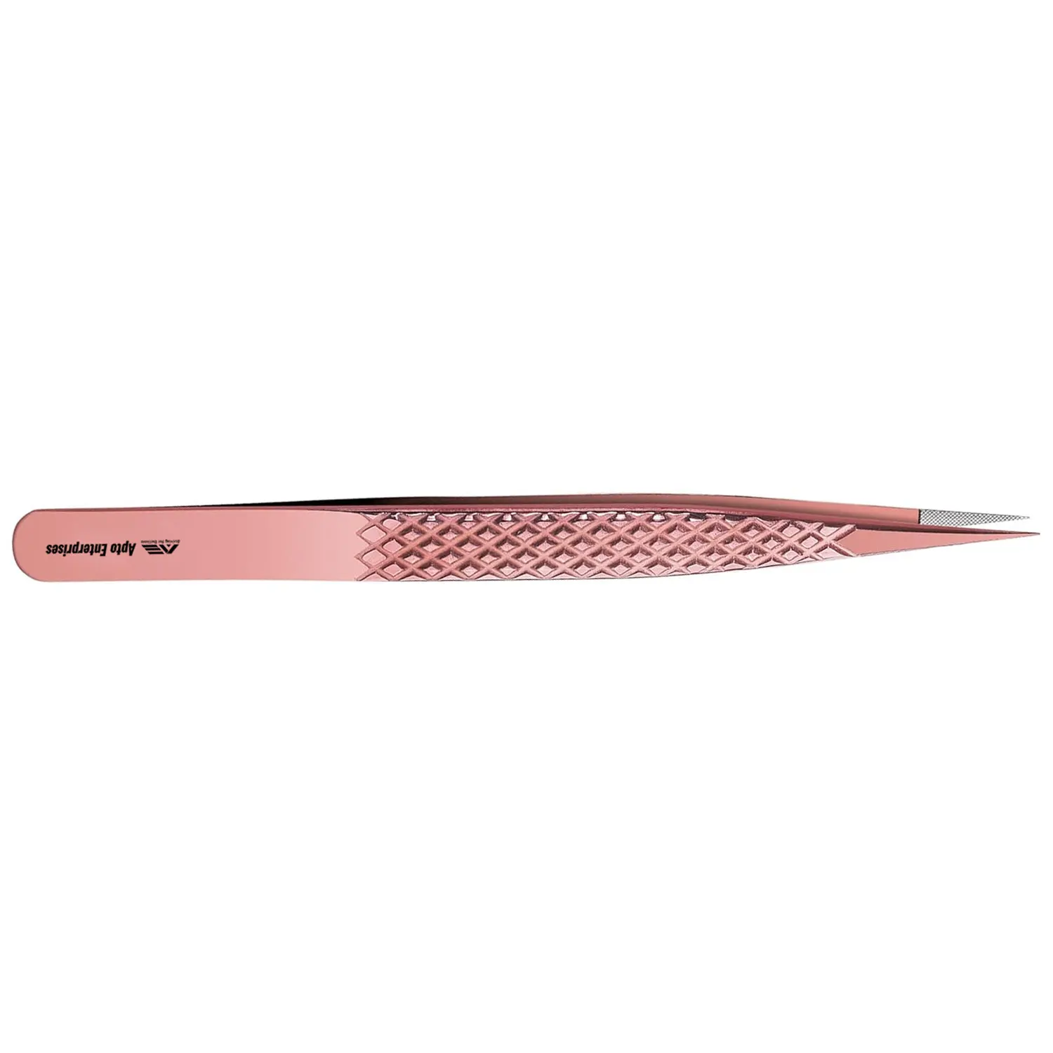 Precision Eyelash Grooming Stainless Steel Sustainable Lash Applicator Curved Eyelash Tweezers For Strip Lashes