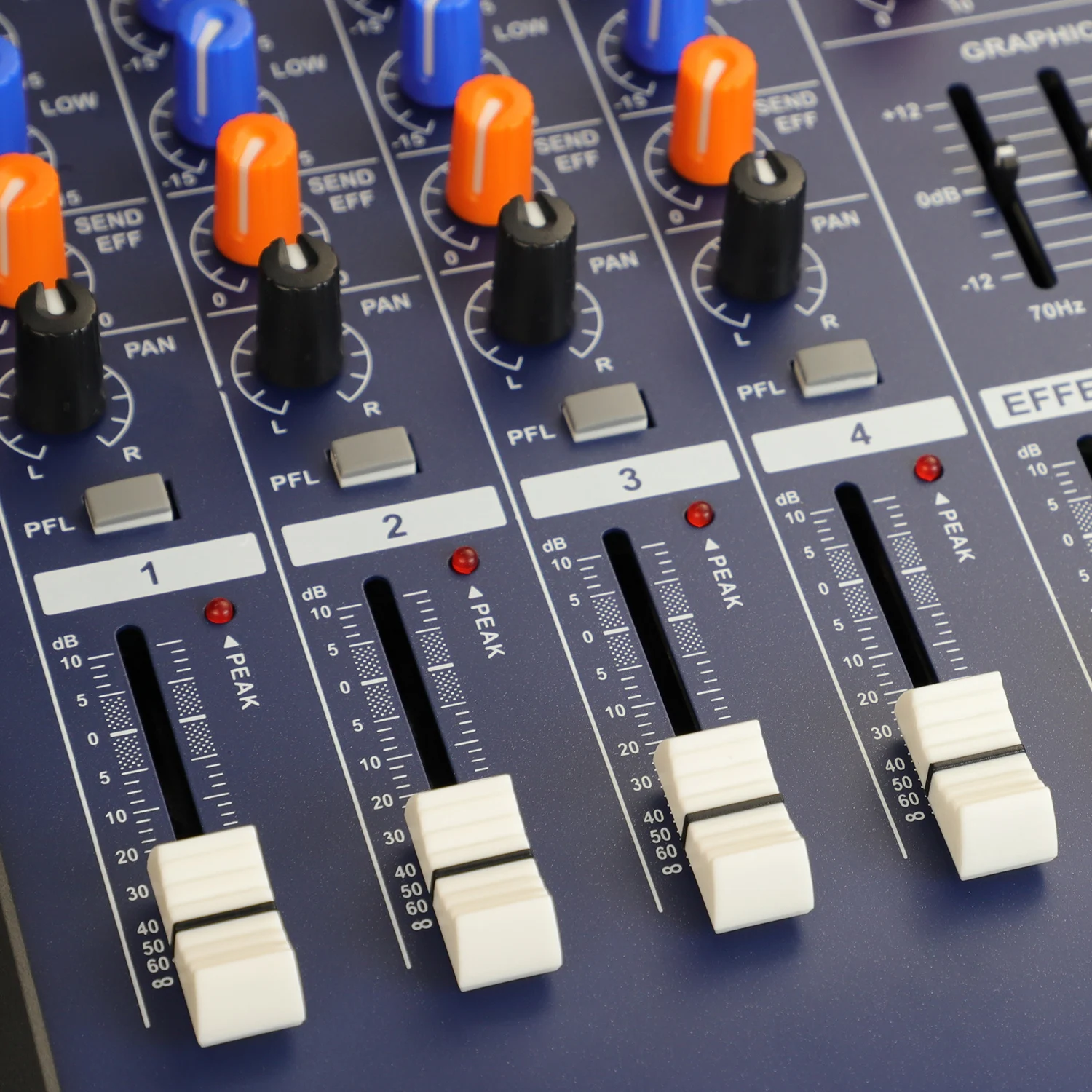 Professional 4 channel audio power amplifier mixer sound audio mixer