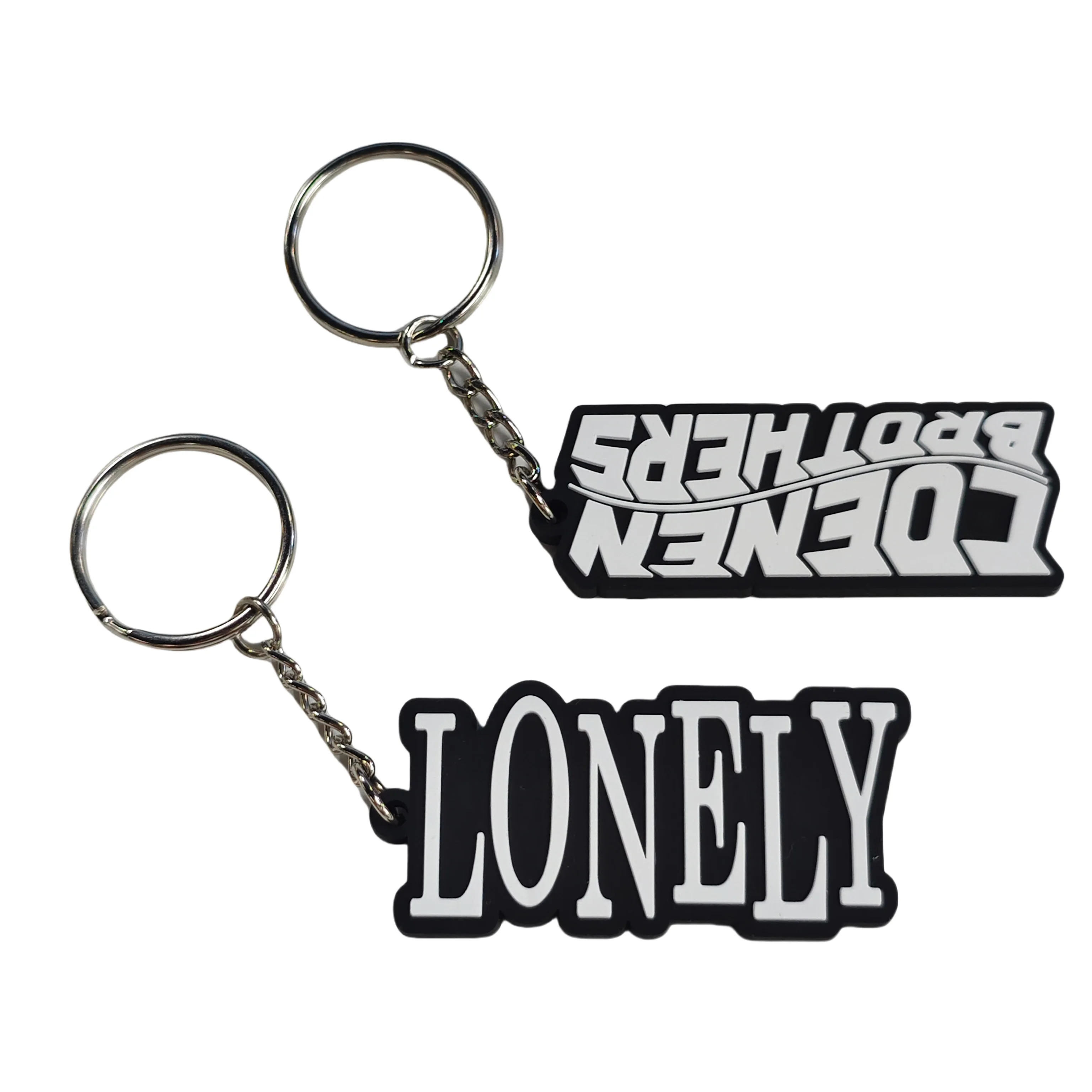 Boce OEM Custom Logo 2024 Unique Design Custom Pvc Key Chain Rubber Rubber Key Chains