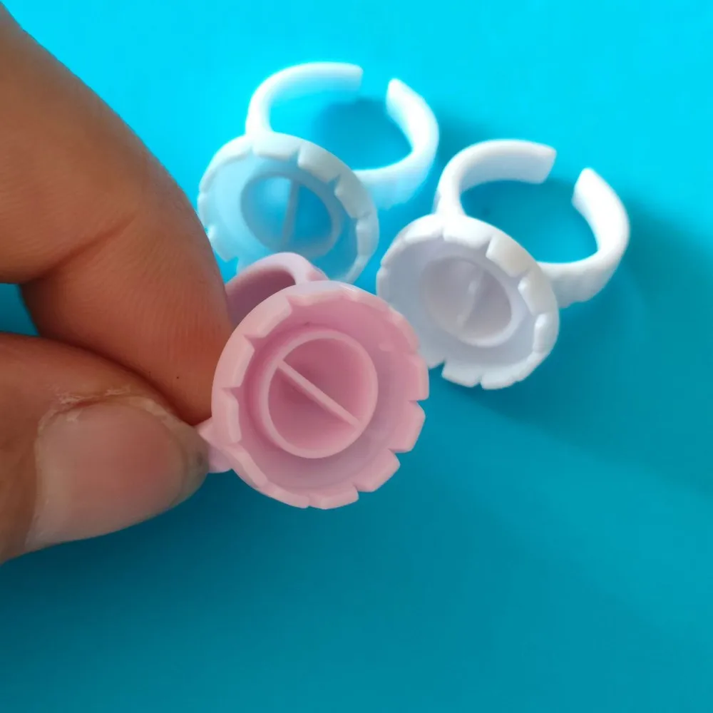 Lash Tech Glue Rings Eyelash Extension Tools Eye Lash Glue Holder