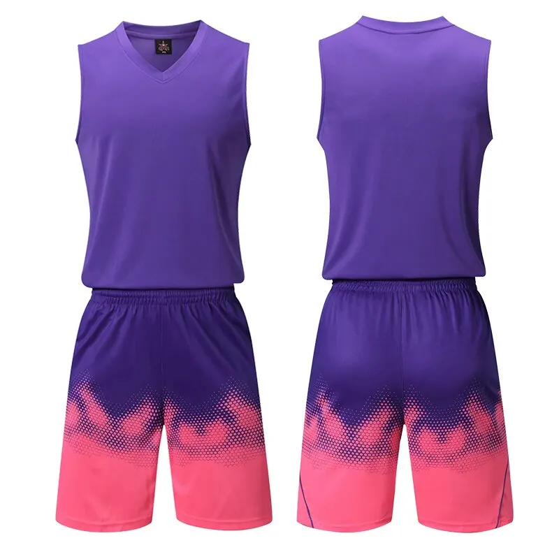 Custom Basketball Uniforms from Pakistan Rice Hole Fabric Screen Printed Sublimation Printed Embroidered Logos Unisex Top Style