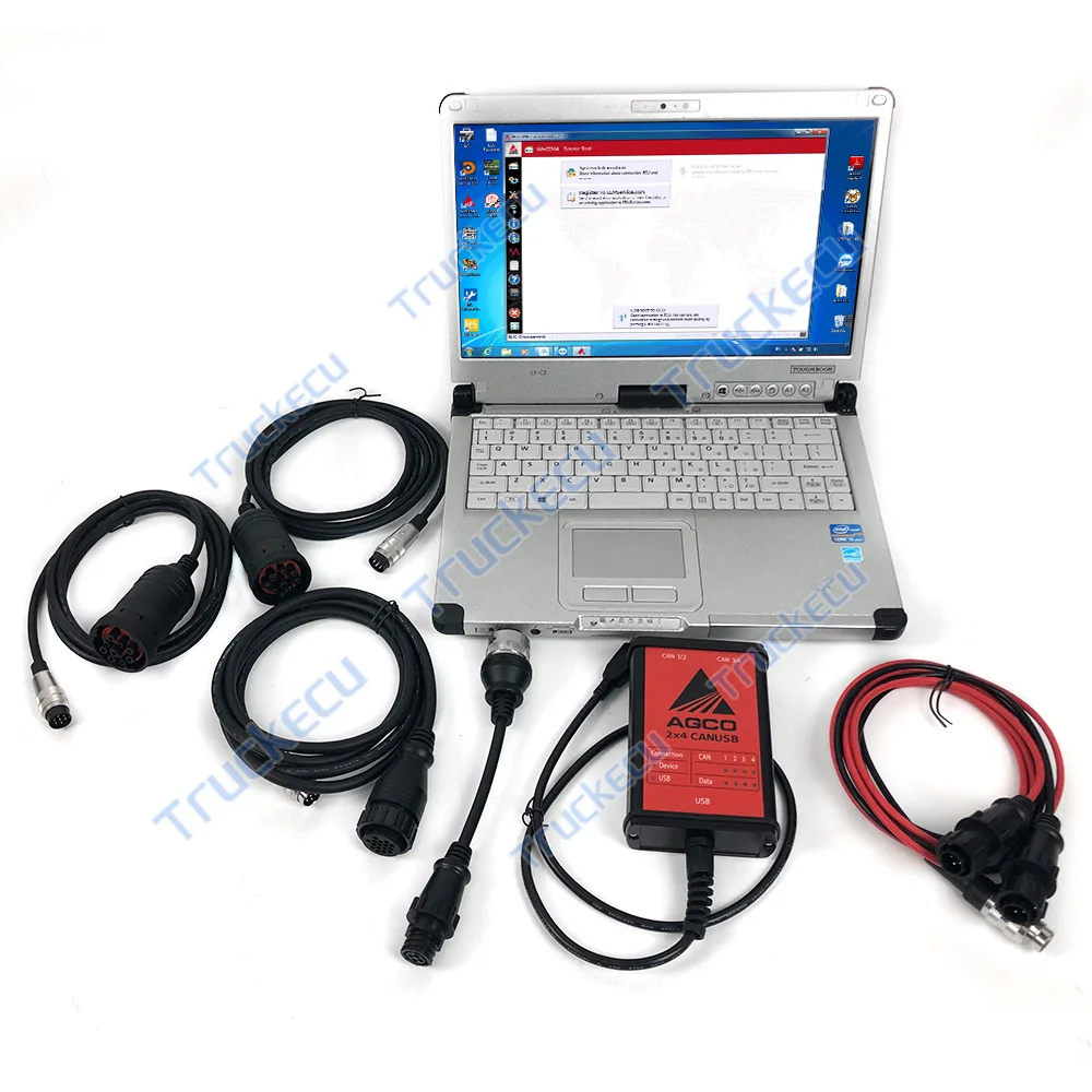 CF C2 Laptop Diagnostic Tool For Massey Ferguson Fendt AGCO Tractor Agriculture Diagnostic Tool for AGCO EDT Electronic