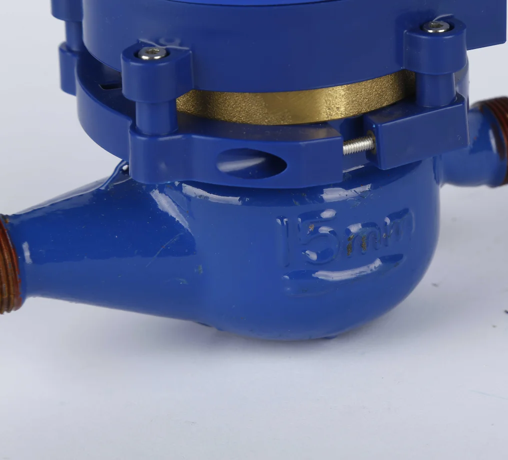 wet dial smart intelligent valved remote photoelectric water meter direct read flow meter