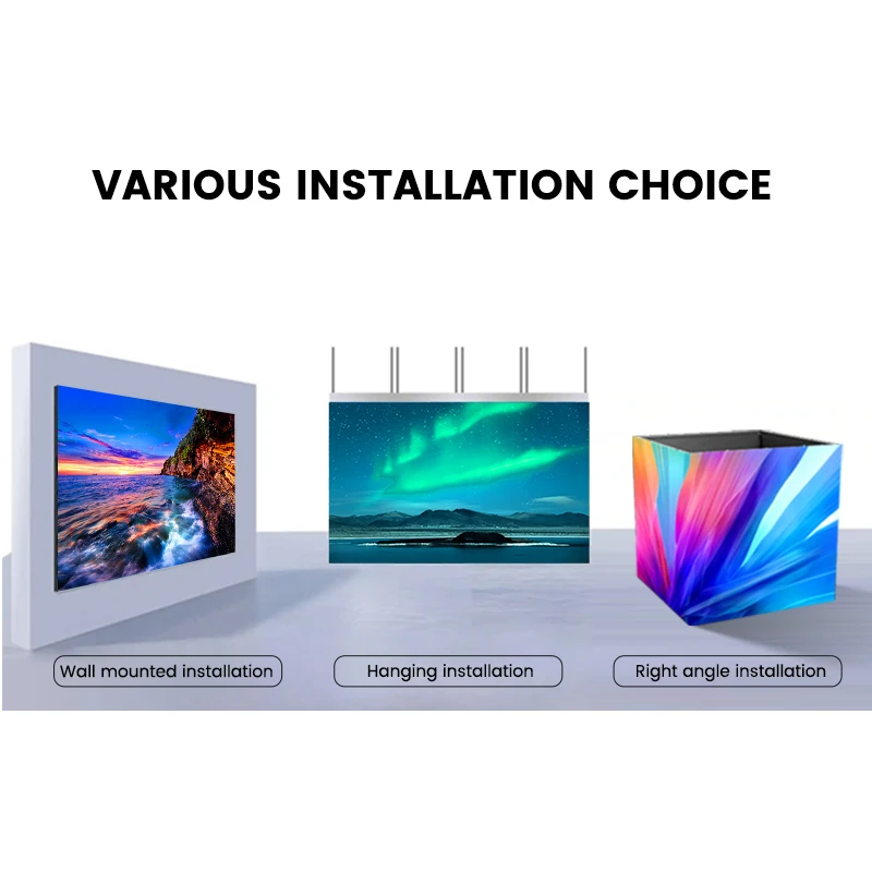 Easy and Quick Installing Indoor Video Wall Panel P1.25 P1.5 P2 P2.5 3840Hz 8k Led Ad Screen for Chain Store Advertising Display