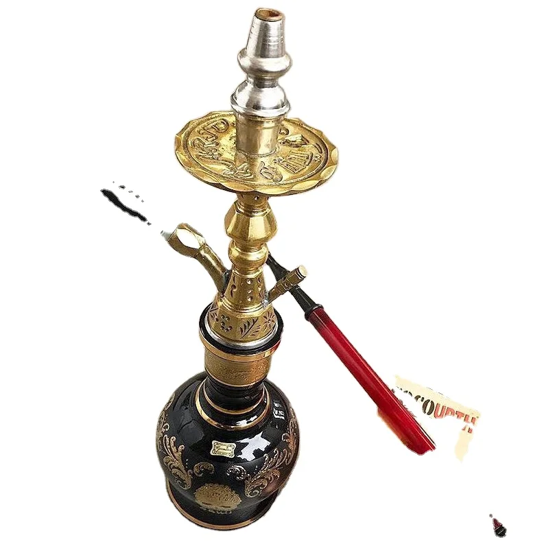 wholesale solid brass 65 cm Egyptian Hookahs