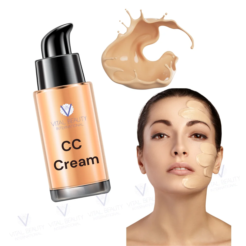 High-End Customizable Lightweight BB CC Cream with Personalized Logo Sweat-Resistant Long-Lasting Makeup Coverage for Skin Care
