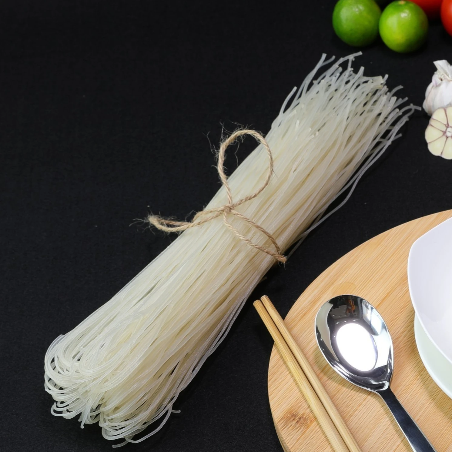 Dried Vermicelli Soaked in Water Rice Noodle Vietnam 	 Korean Ramen Noodles