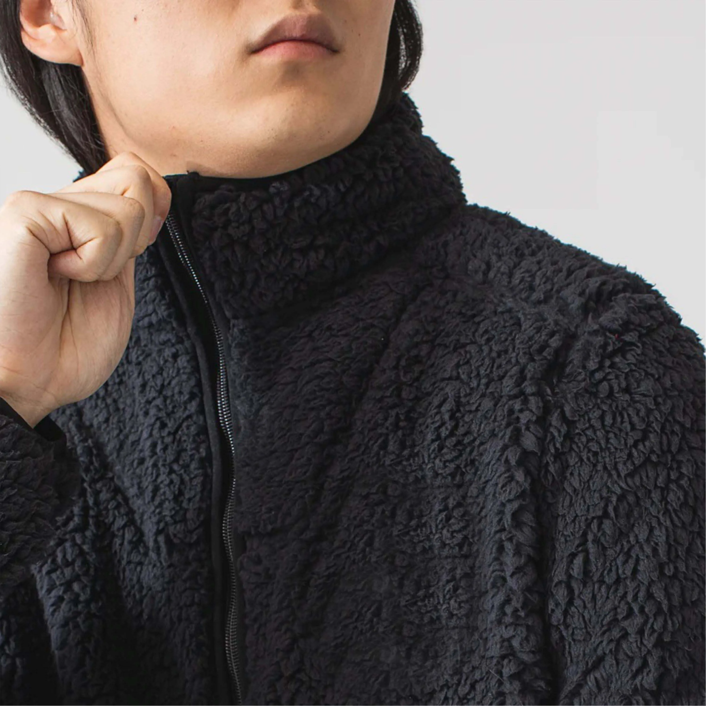 Full-Zip Sherpa Fleece Jacket with Plush Lining - Stylish and Warm Outerwear - Perfect for Everyday Use and Outdoor Adventures