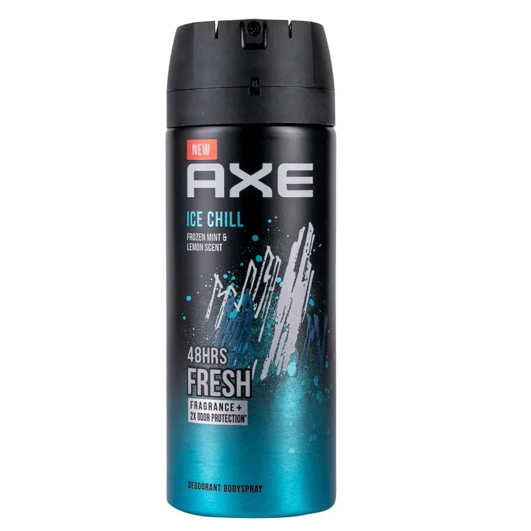 A-X-E Black body perfume spray for men with fresh fragrance