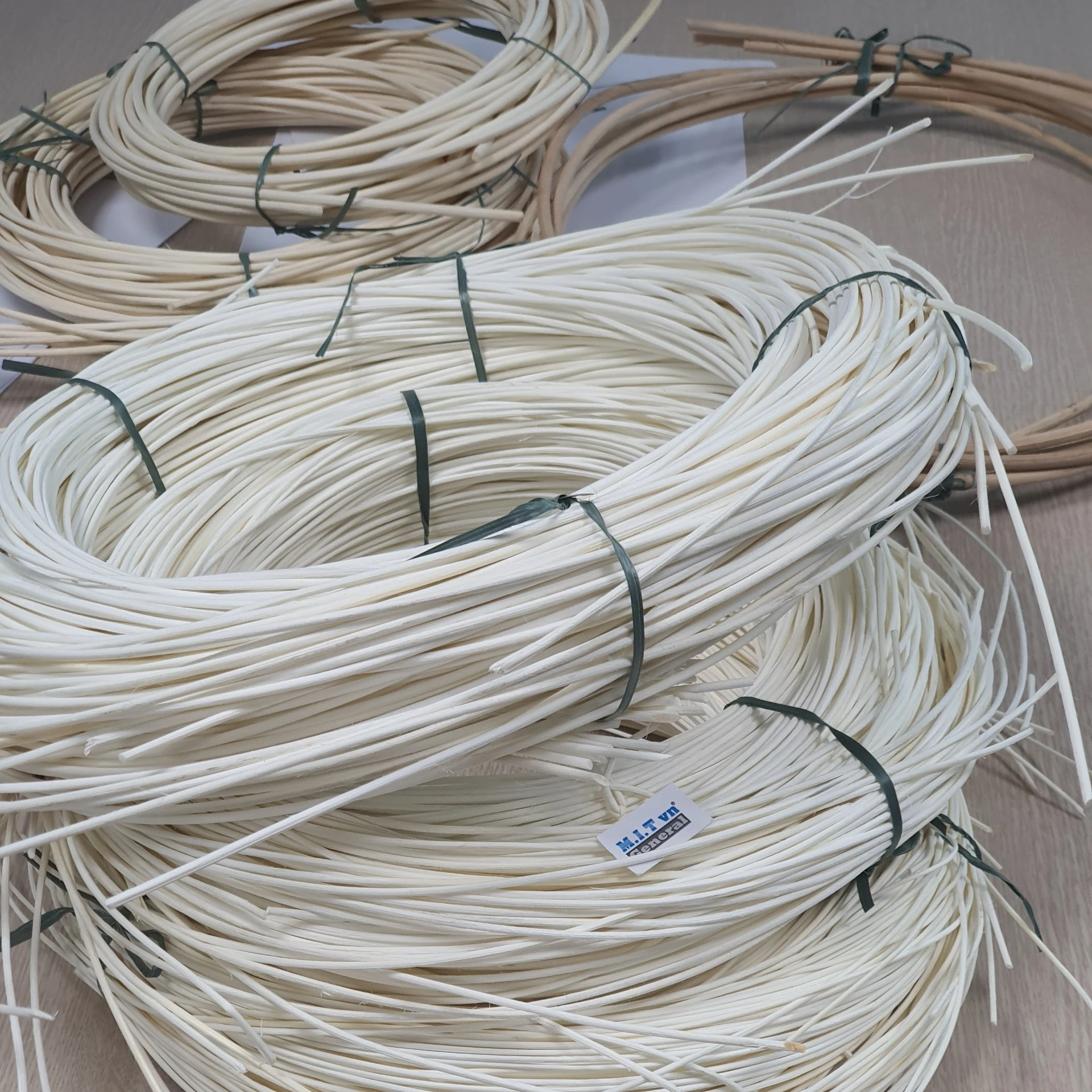 BLEACHED CORE WICKER Ratan Material  of Webbing Rattan net  RATTAN PEEL for Furniture for Decoration