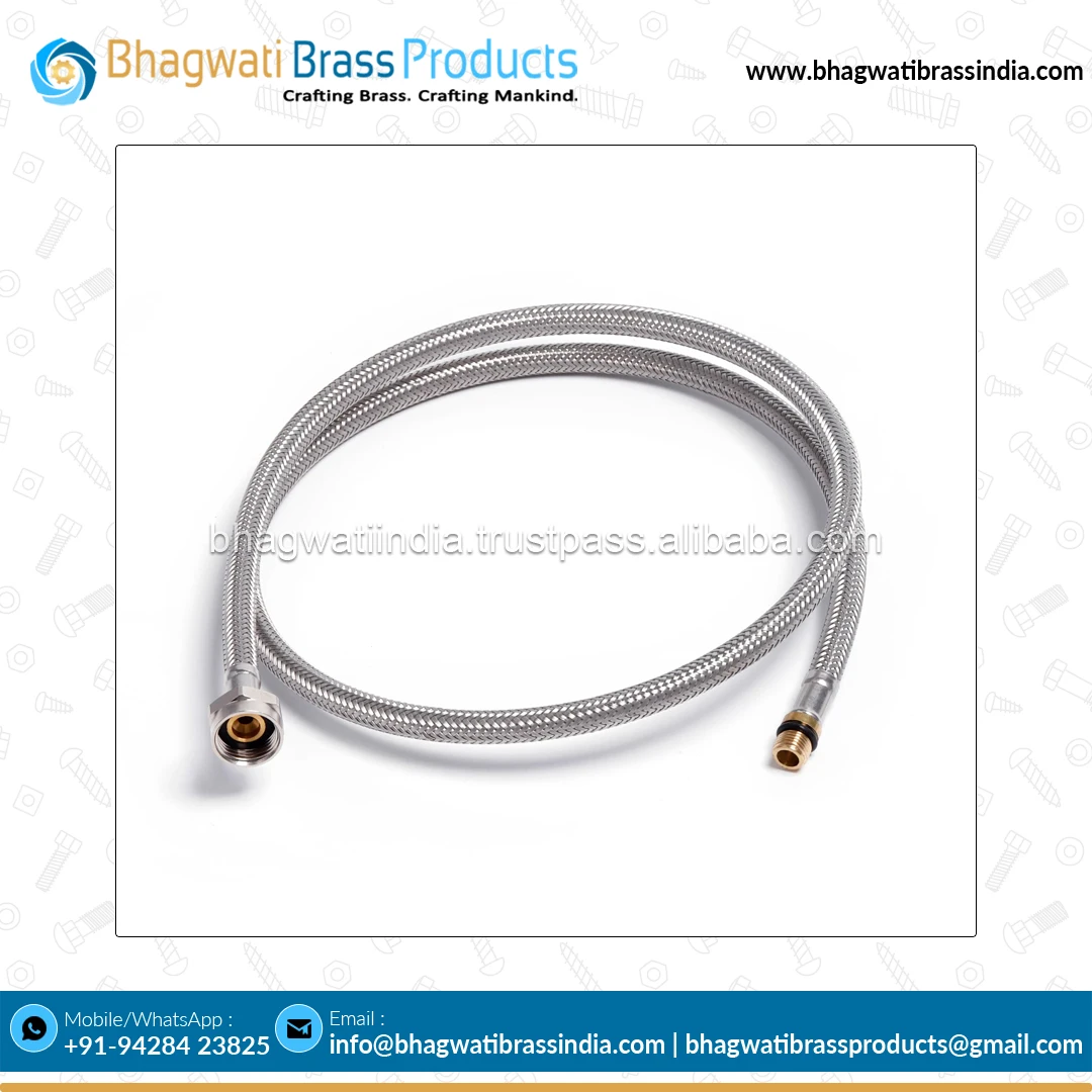 Bathroom Parts & Accessories High Quality Best Selling Customized Size Braided Hose for Pipe Fittings & Plumbing