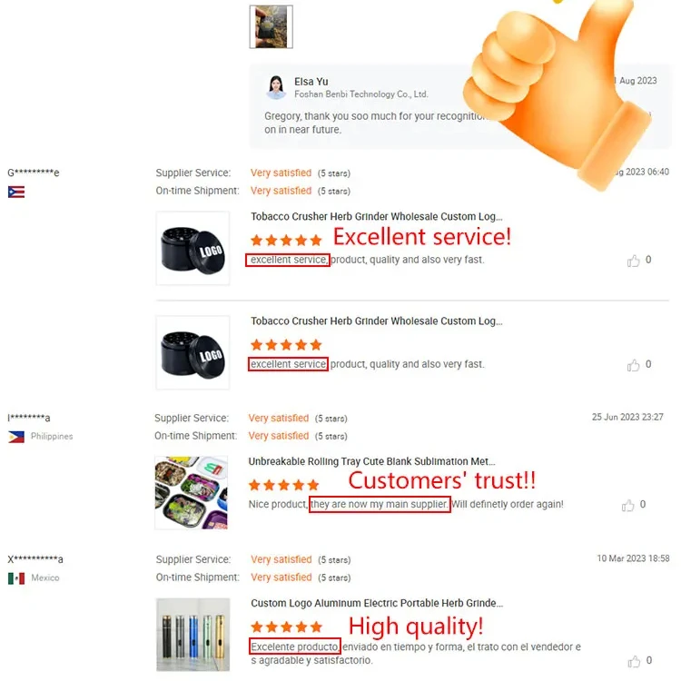 Wholesale Smoke Tray Low Moq Metal Custom Logo Serving Rolling Tray Set Tin Smoking Tray With Magnetic Lid