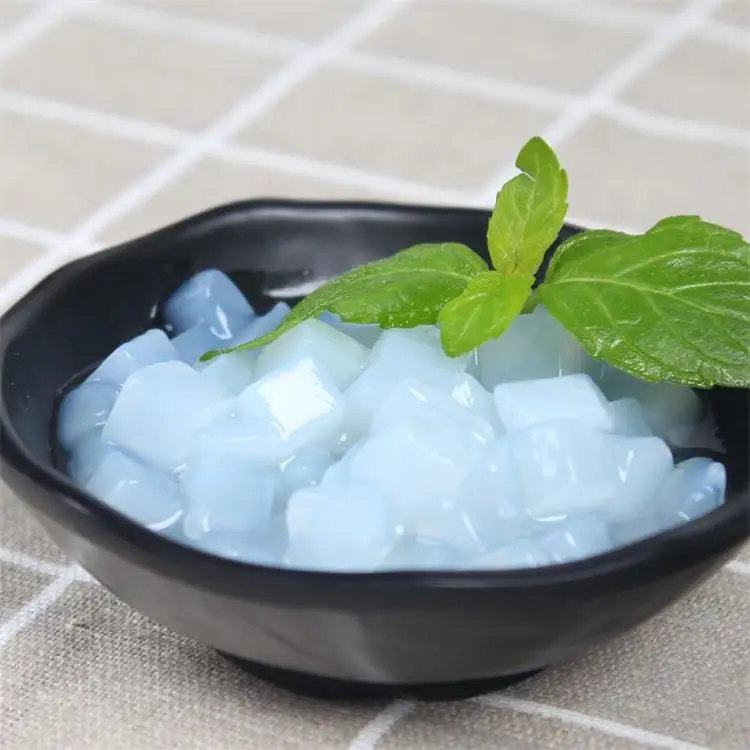 Coconut jelly is a white, chewy, sweet and delicious snack jelly that is exported at preferential prices and good quality