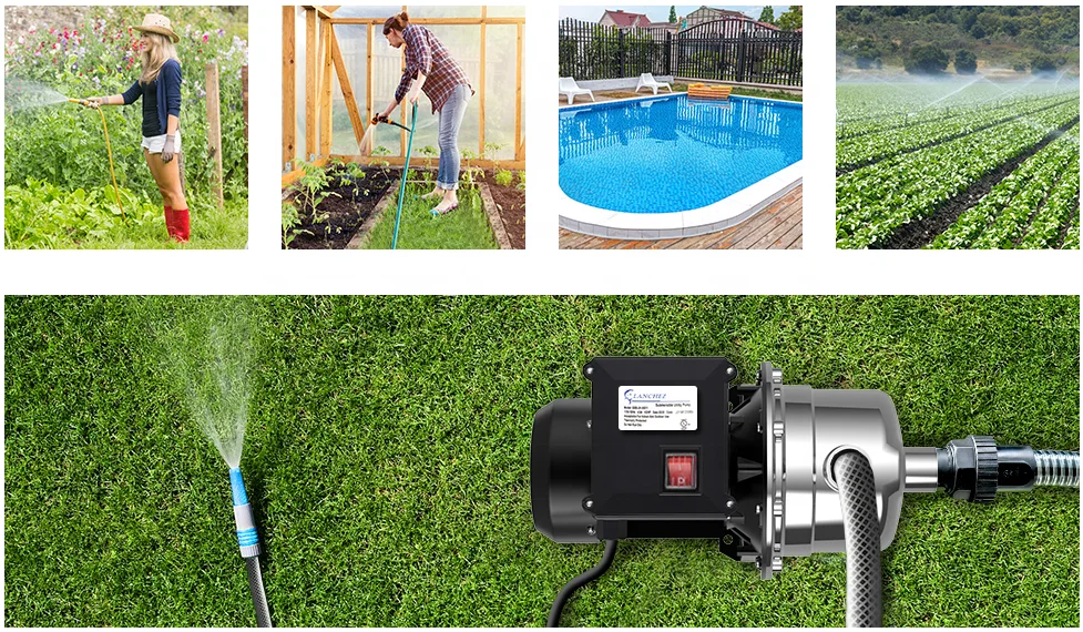 RUIQI Low-priced High Quality Electric Self-Priming Jet water pump 1HP JSP 355A/50 agricultural Water pump garden pump home use