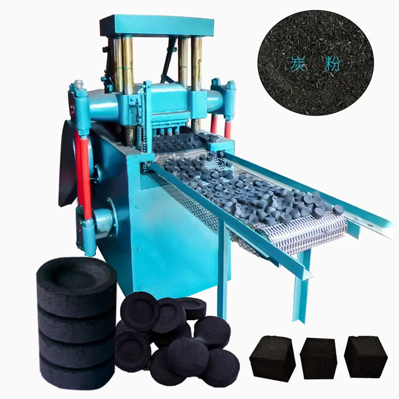 Biomass Charcoal Making Machine Peanut Shell Charcoal Briquette Making Machine Corncob Charcoal Briquette Machine
