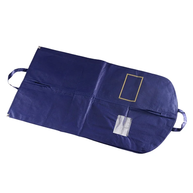 Vietnam factory RPET non woven eco-friendly foldable garment bag suit cover dustproof bag