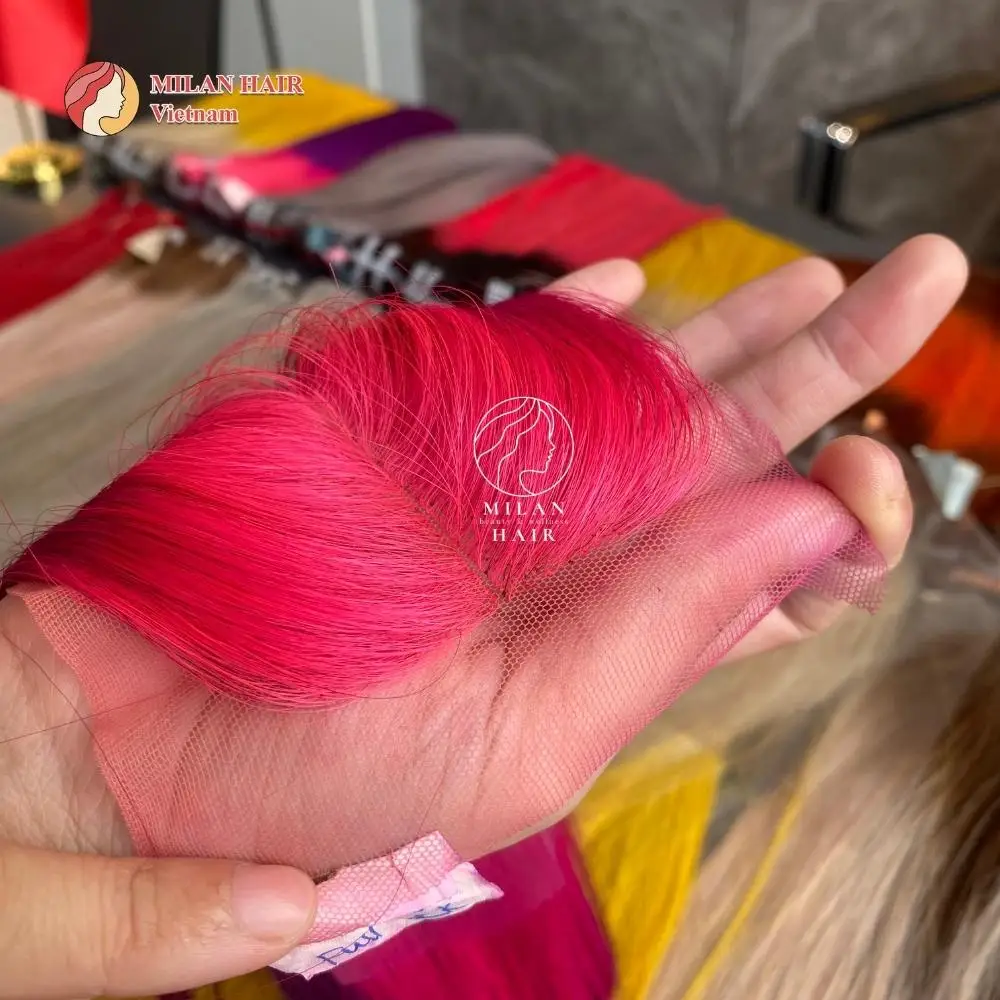 Wholesale virgin human hair extension wig human hair 2x613x6 lace front double debone straight cuticle lace frontal