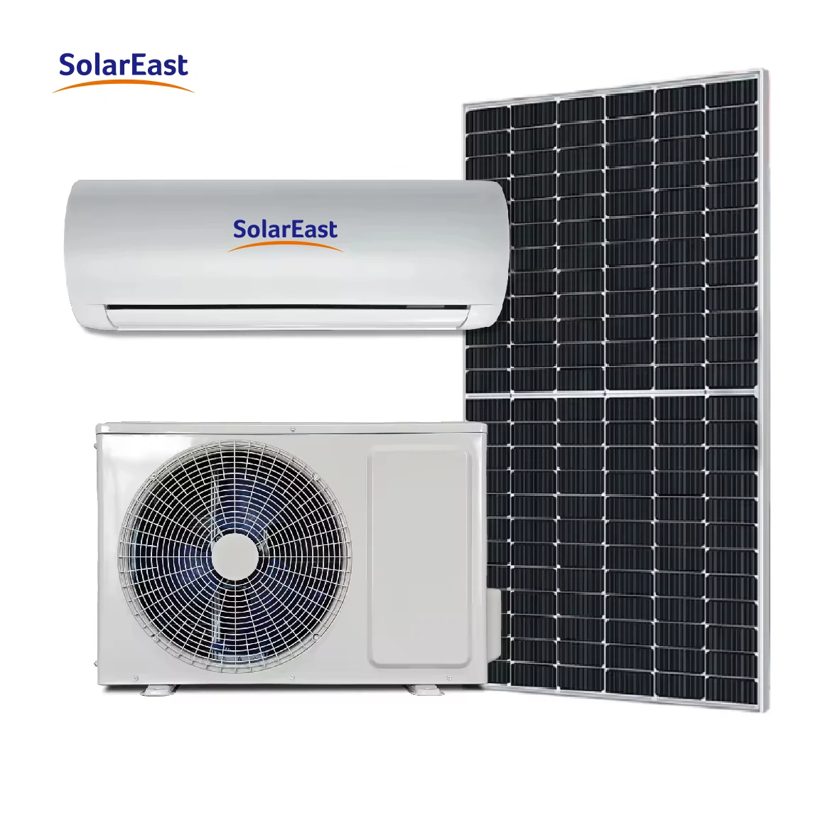 SolarEast PV прямой инвертор на солнечных батареях Кондиционер переменного тока постоянного гибридный кондиционер с возобновляемой энергией 12000 18000 24000 BTU