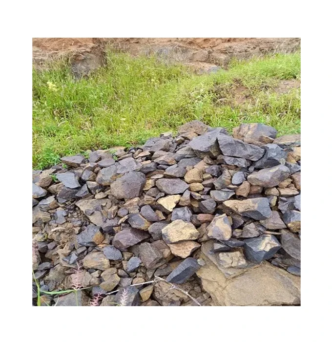 Bright Silver Gray Metallic Luster Pure Concentrated Iron Ore Lump Magnetite Lump for Construction Material Industry