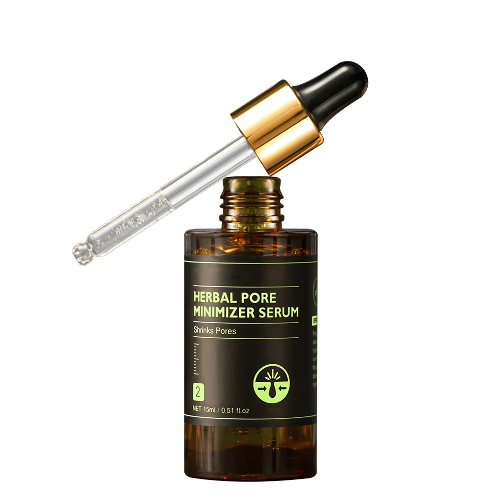 Stock Hot Sale Tea Tree Oil Face Serum Nose Pore Refining Tightening Skin Pores Minimizer Serum